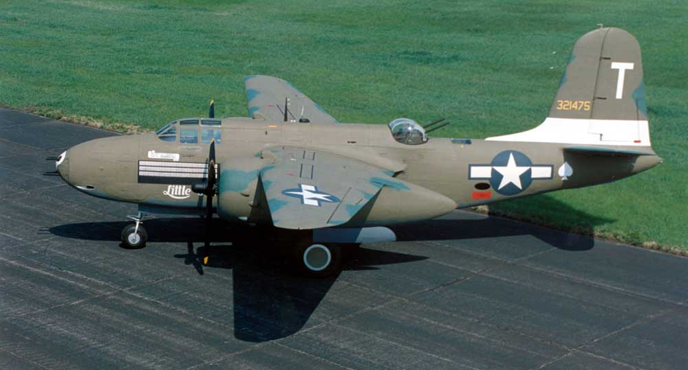 DAYTON, Ohio -- Douglas A-20G Havoc at the National Museum of the United States Air Force. (U.S. Air Force photo)