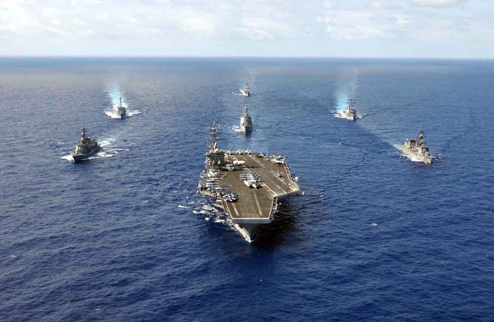 US Navy Carrier Battle Group