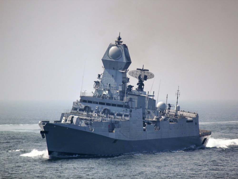 INS Kolkata carries 16 BrahMos and 32 Barak-8