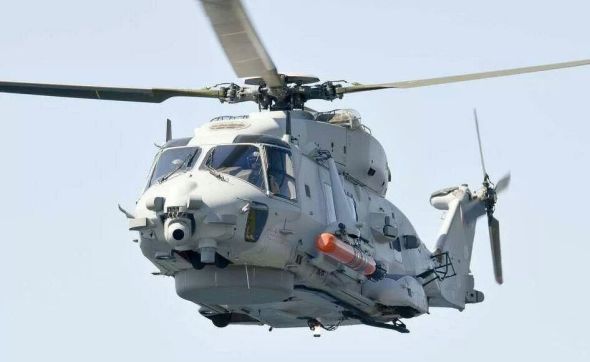 NH-90 membawa torpedo