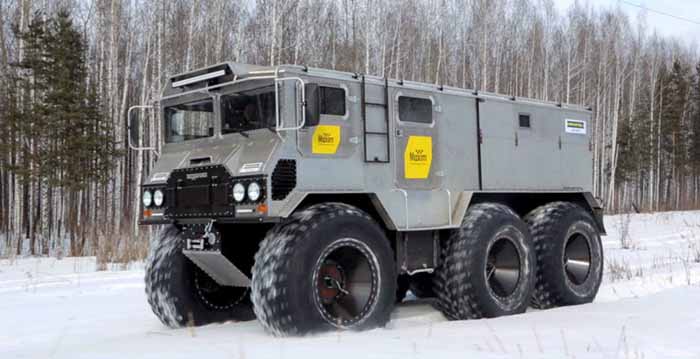 Burlak off-road military vehicle