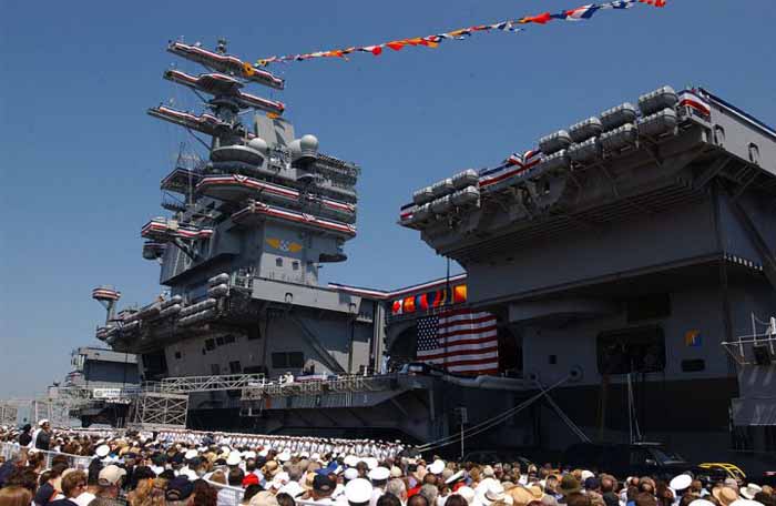 Commissioning USS Ronald Reagan CVN-76