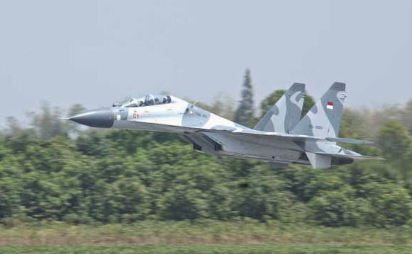 Indonesia Tugaskan Su – 27 dan Su – 30 Pantau Laut China Selatan