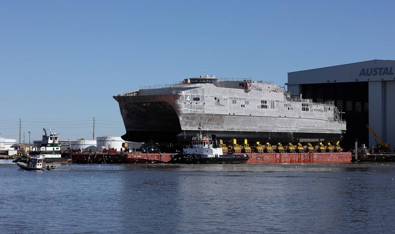 Joint High Speed Vessel Keempat Siap Diserahkan untuk Angkatan Laut AS