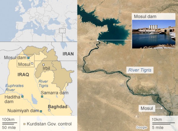 AS & Kurdi Fokus ke Bendungan Mosul