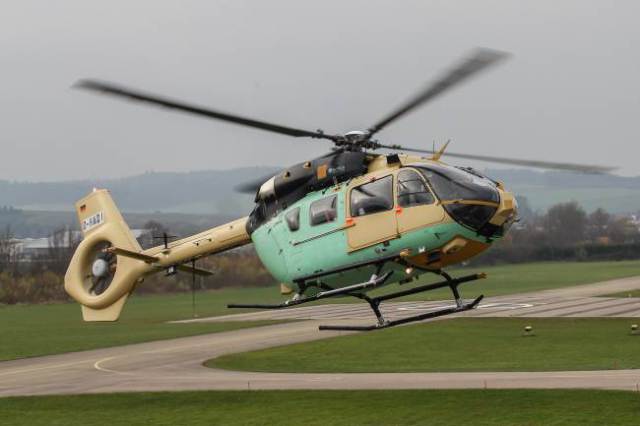 Helikopter EC645 T2 Sukses Terbang Pertama