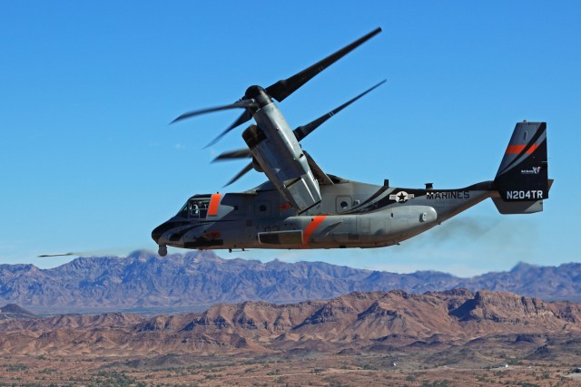 V-22 Osprey Peroleh Kemampuan Tembak Lebih Tinggi