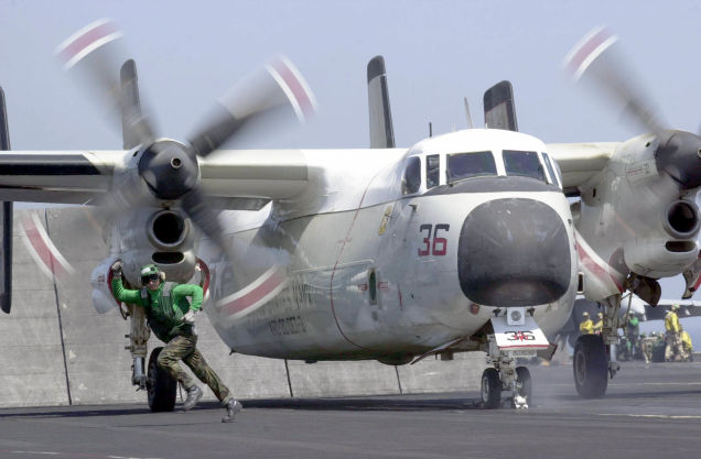 C-2 Greyhound Angkatan Laut Amerika Jatuh di Laut Filiphina