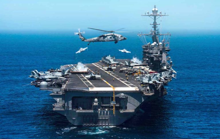 Usai Goda Beijing, USS John Stennis Menatap Kim Jong un