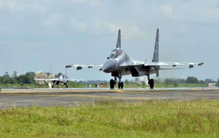 Diadang F-16, Flanker Indonesia Sukses Hancurkan Markas Musuh