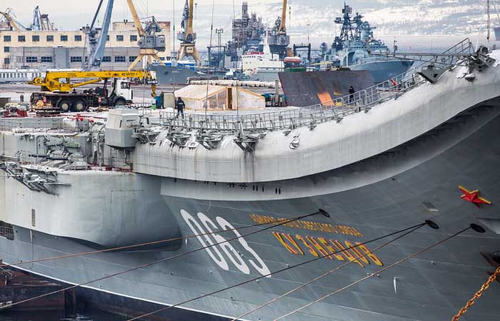 Dipaksa Keadaan, Tak Ada Modernisasi Untuk Admiral Kuznetsov