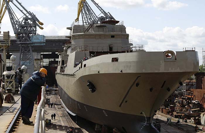 ‘Mini Mistral’ Ivan Gren Rusia Tiba di Laut Baltik Untuk Pengujian