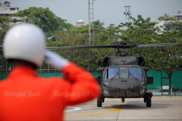 Bawa Lima Perwira, Helikopter UH-72 Angkatan Darat Thailand Hilang