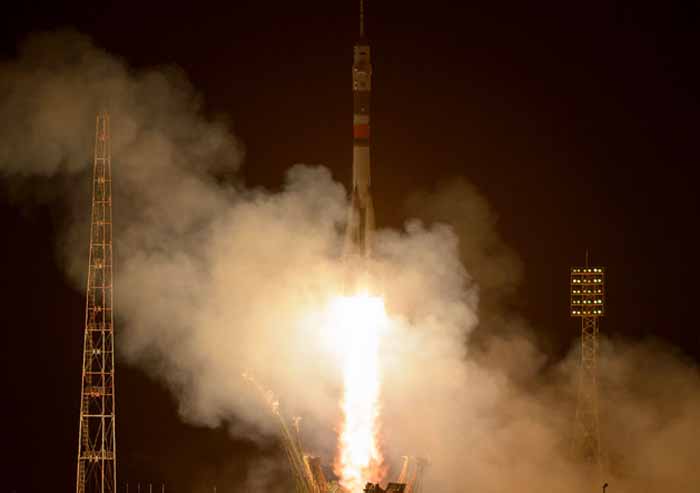 Meluncur ke Stasiun Luar Angkasa, Soyuz MS-03 Bawa Menu Lezat Koki Prancis