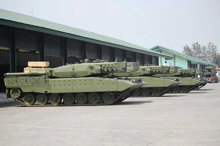 Balalyon Kaveleri 8 Kostrad Terima 9 Leopard 2A4 Revolution dan 1 Tank AVLB