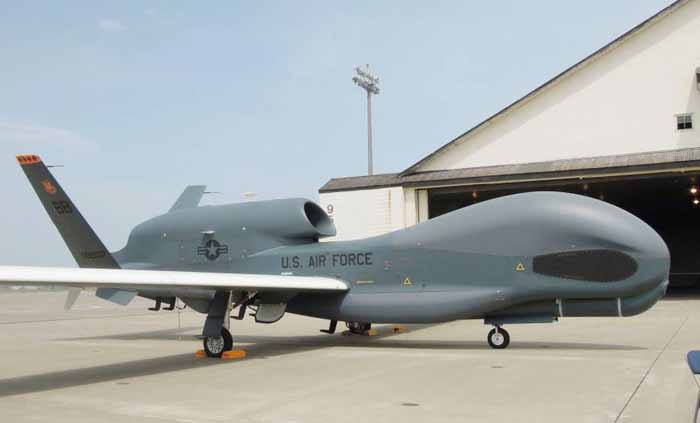 RQ-4 Global Hawk Jatuh