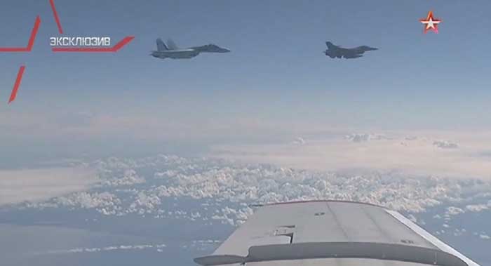 Dekati Pesawat Menhan Rusia, F-16 NATO Diusir Su-27