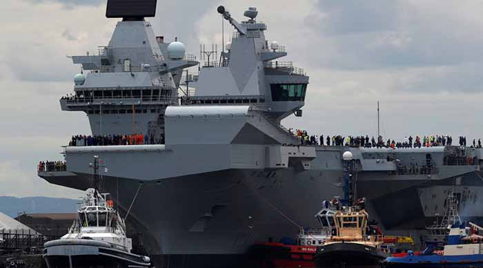 Walah, Kapal Induk HMS Queen Elizabeth Masih Gunakan Windows XP