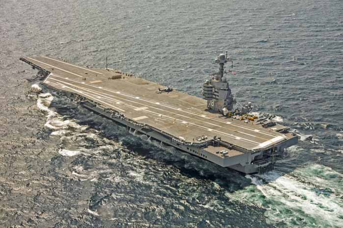 Kapal Induk USS Gerald R. Ford Mulai Menjalani Pemeliharaan Selama Setahun