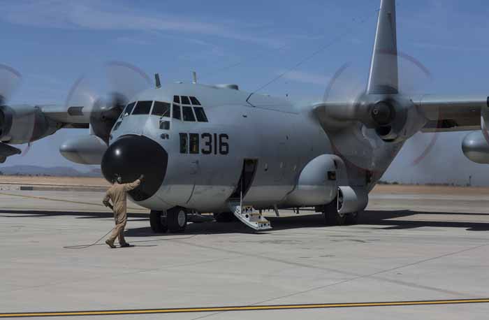 Marinir Amerika Grounded Seluruh Tanker KC-130T