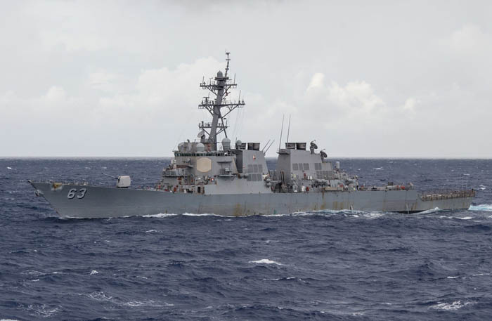 Personel Destroyer USS Stethem US Navy Hilang di Laut China Selatan