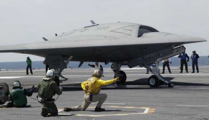 MQ-25 akan Gandakan Jangkauan Sayap Tempur Kapal Induk Amerika