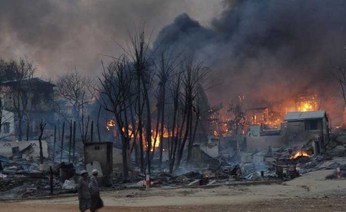 Pemerintah Myanmar Akui 2.600 Rumah Muslim Rohingya Dibakar