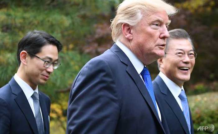 Moon dan Trump Sepakat Denuklirisasi Semenanjung Korea Harus Dilanjutkan