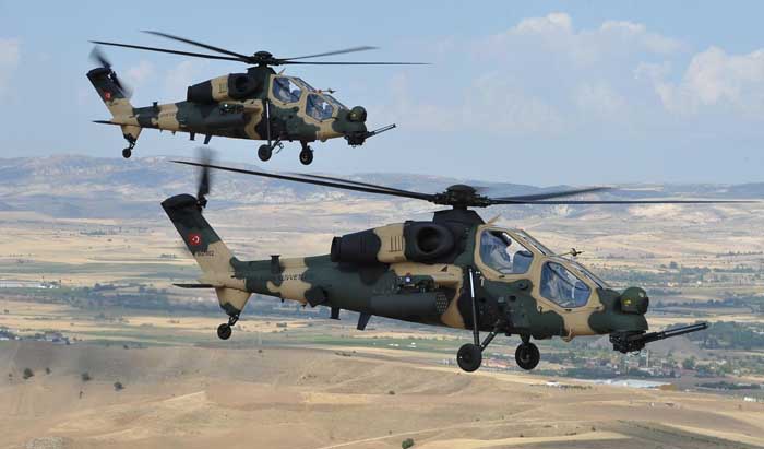 Helikopter Serang Turki Ditembak Jatuh di Afrin