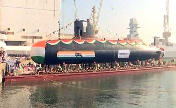 Makin Mematikan, India Luncurkan Kapal Selam Kelas Scorpene Ketiga