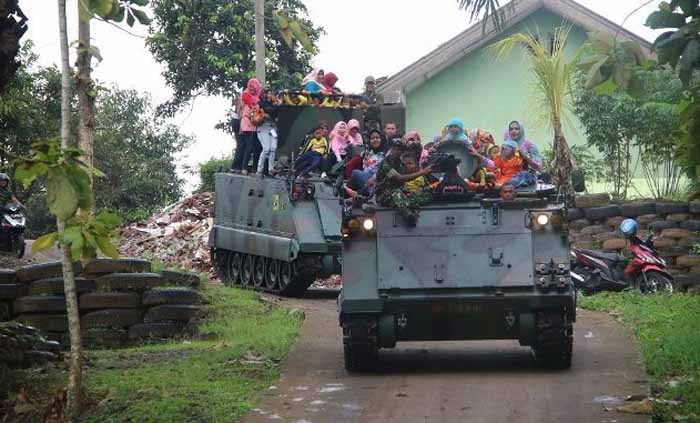 Tank M-113 TNI AD Tenggelam di Sungai Bogowonto Saat Outbond PAUD, 2 Meninggal