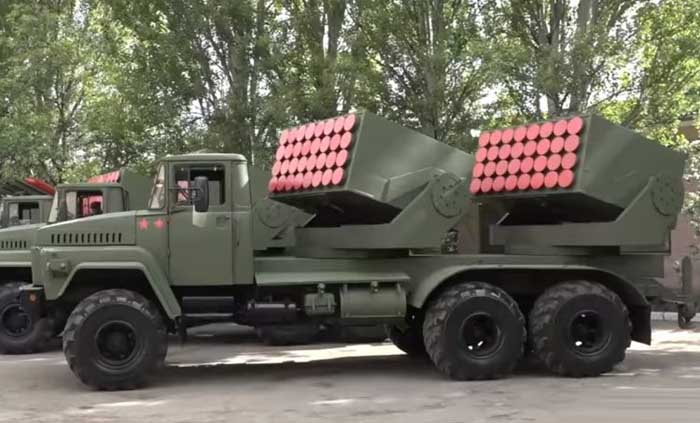 Separatis Ukraina Punya Multiple Launch Rocket Systems Baru