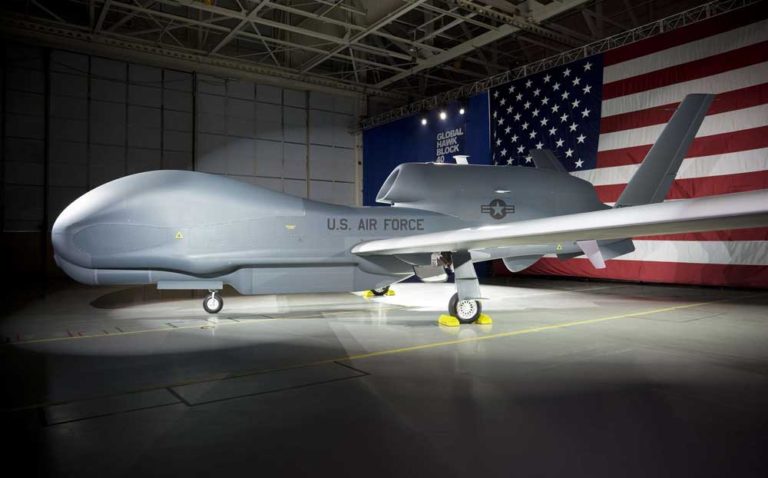 RQ-4 Global Hawk Jatuh di Spanyol, dan USAF Merahasiakannya