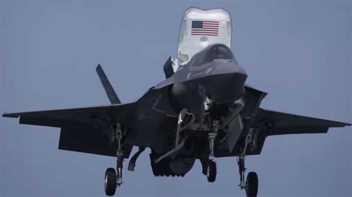 Rusak Parah, F-35B Marinir AS Menembak Diri Sendiri