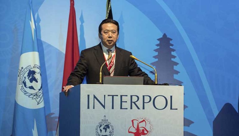 Pulang Kampung ke China, Kepala Interpol Hilang