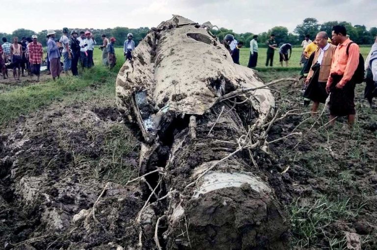 Dua Jet Tempur J-7 Myanmar Jatuh, Gadis Cilik Jadi Korban