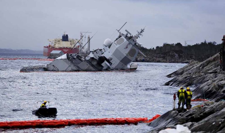 Frigate Canggih Norwegia Mungkin Tak Bisa Diselamatkan