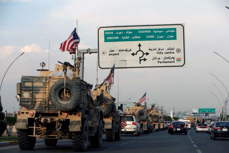 Pasukan Koalisi Amerika Mundur dari Pangkalan Taji Irak