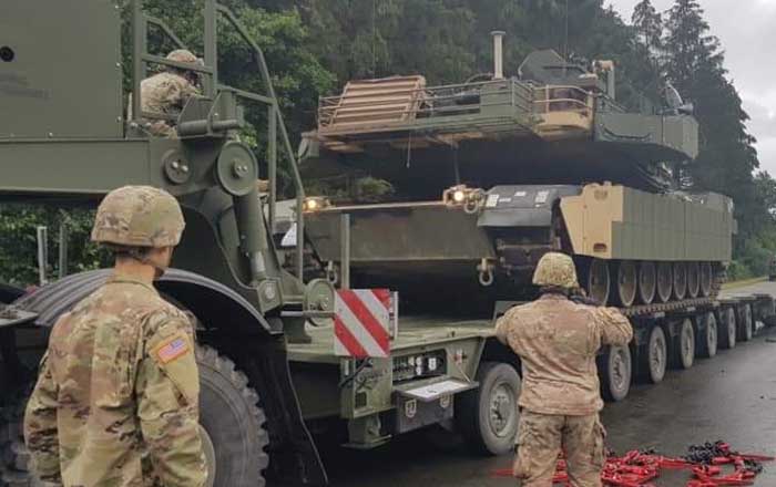 Amerika Kerahkan Tank Abrams ke Polandia