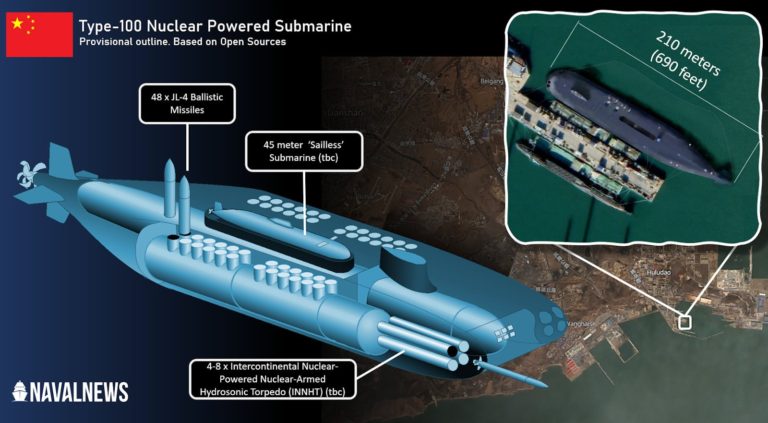 China Disebut Luncurkan Type-100, Kapal Selam Terbesar di Dunia